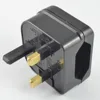 euro transformer to uk adapter plug with fuse CE LVD EMC ROHS certificate plug adaptor eu to uk