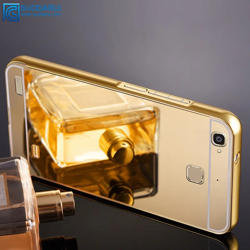 High quality Aluminum metal mirror case for Huawei Mate 8 mirror back cover case