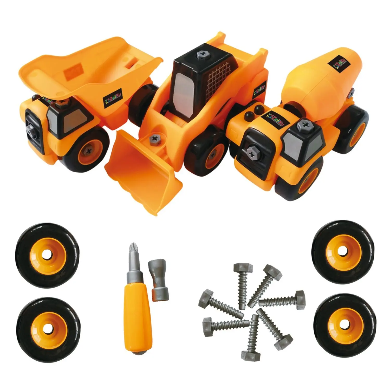 cat take apart digger