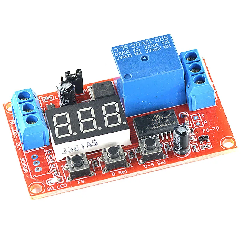 DC 12V 30A Multifunction Delay Timing on//off Timer Relay Module Switch Trigger