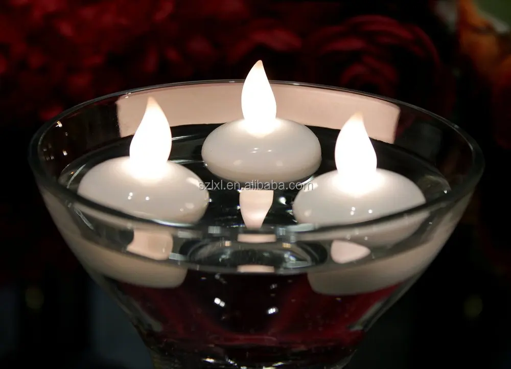 Waterproof Led Water Floating Tealight Candles /water Activated Led Tea