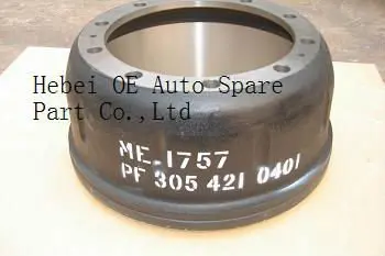 No Noise Brake Drum Mc894186 Mitsubishi-- Truck Spare Parts - Buy Brake ...