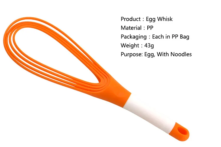 Kitchen PP Material Cheap Egg Whisk
