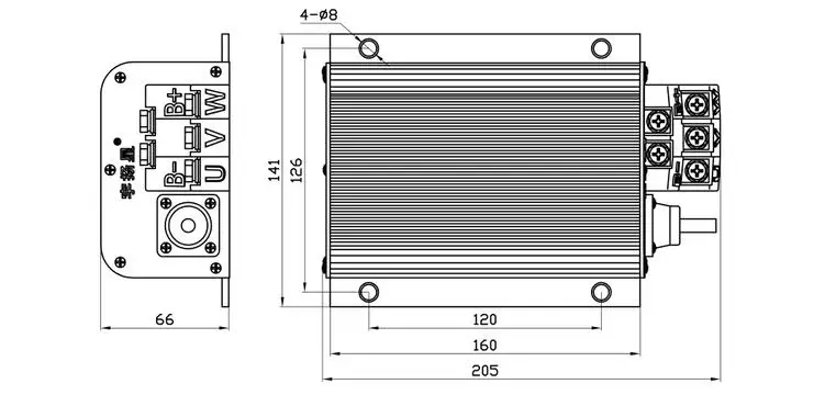 Yuyang King YKZ7280JA3 Cheap BLDC Programable DC Brushless Motor Controllers