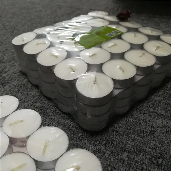 Mini 8 hour 23g europe high quality no scent tealight candles