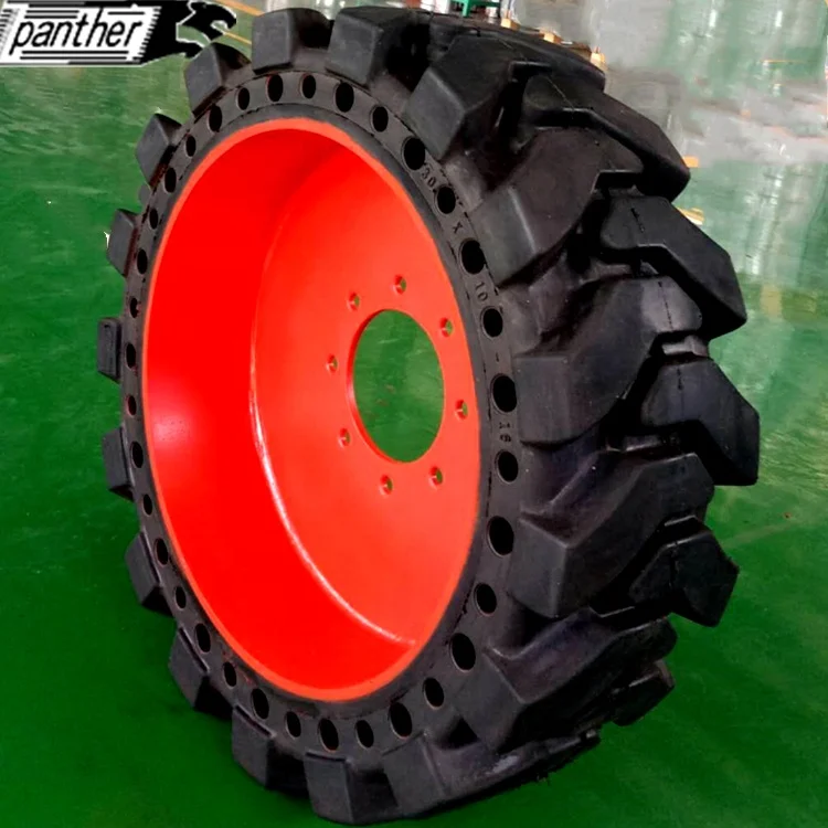 31x6x10 10-16.5 solid skid steer tires 10x16.5 mould on solid tires