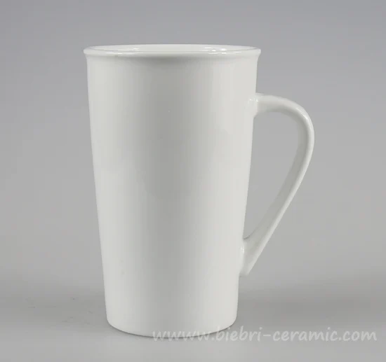 13 Oz Plain White Tall Porcelain Coffee And Tea Mugs Cups With 13 Oz Plain White Tall Porcelain Coffee And Tea Mugs Cups With Logo Decal Artwork