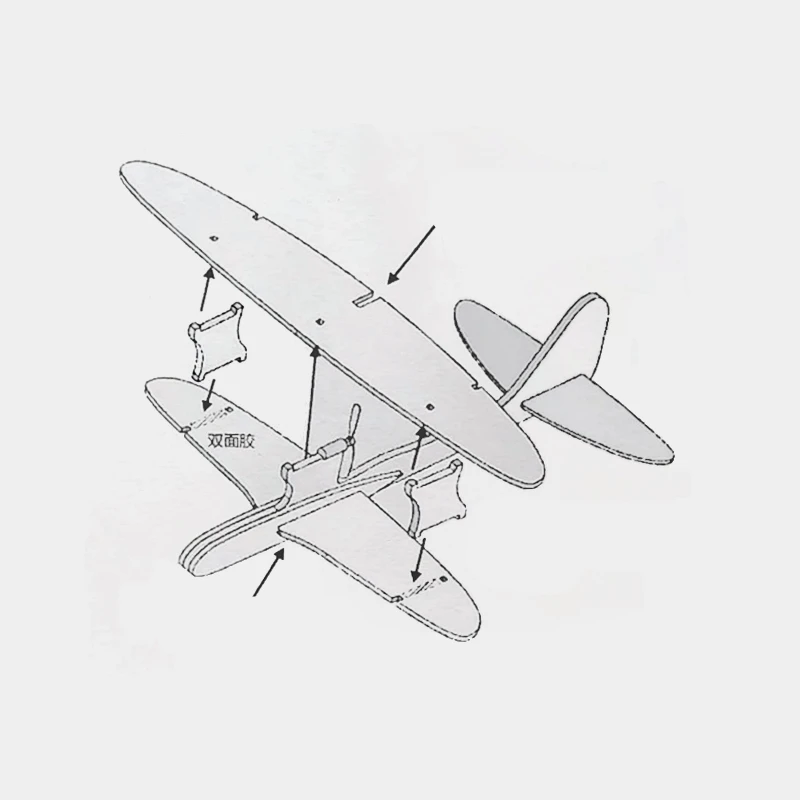 kids hand airplane toy