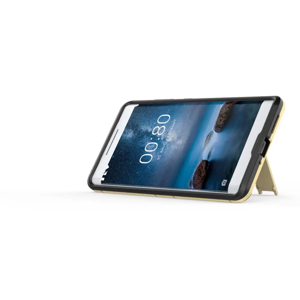 Hot sale shockproof hybrid case cover armor iron man Slim Armor TPU+PC phone case for Nokia 6 8 9