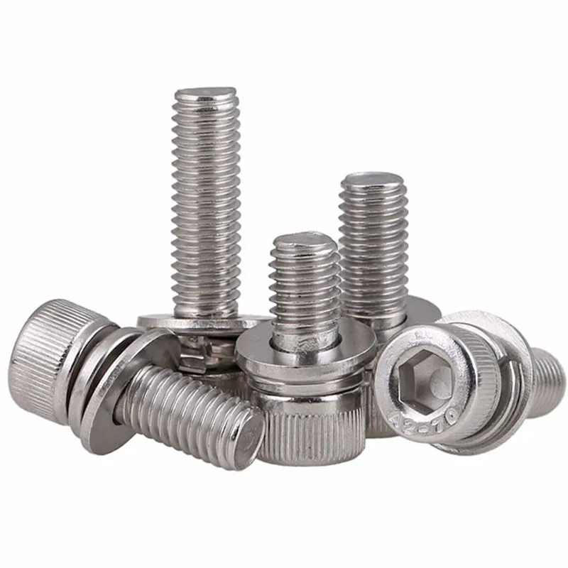 Stainless Steel Thread Sems Machine Screw With Captive Washer - Buy ...