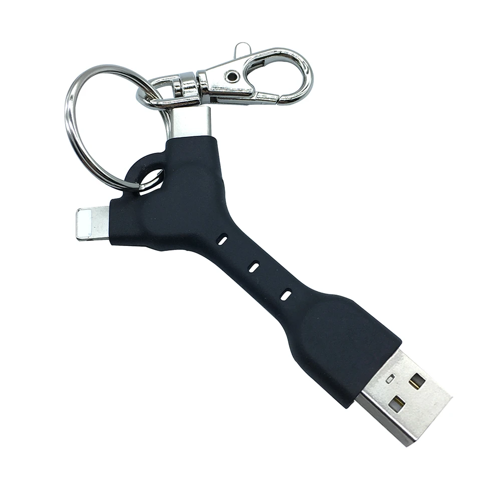 Mini 2 In 1 Keychain Data Cable Usb For Charging And Data Transferring ...