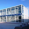Best selling custom modern economical hostel container plan personal luxury 50m2 prefab house