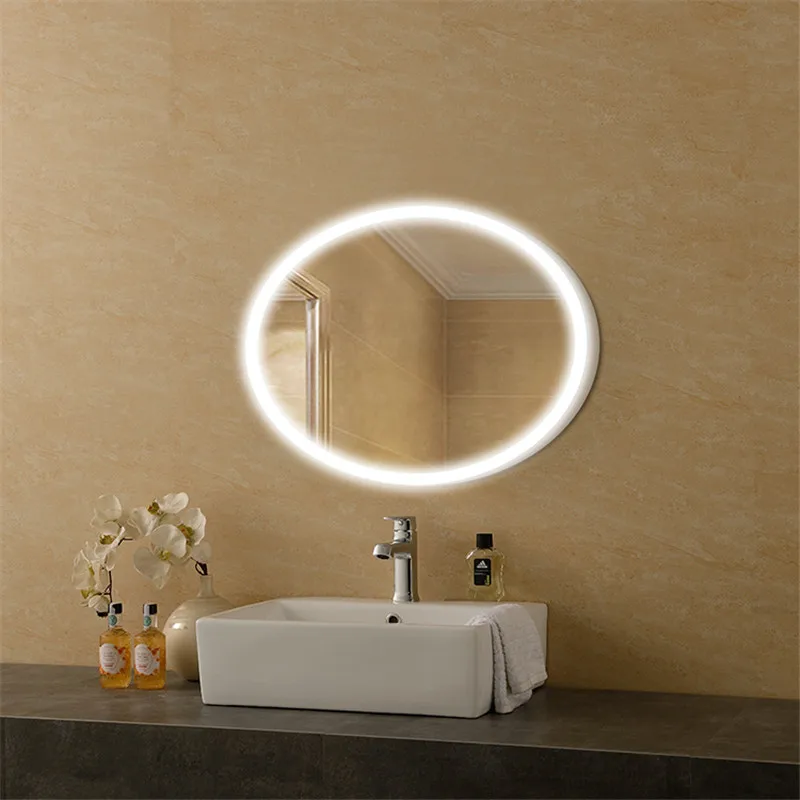 Lighting Clic Framed Stainless Steel Bathroom Mirror Framed Stainless Steel Bathroom Mirror