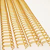 Gold Metal Spiral Double Book Binding Wire A4 size