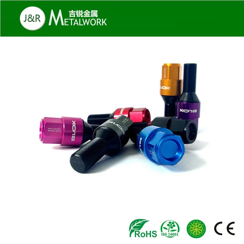 High Quality Color Wheel Bolts Red Round Head Chrome Grade 10.9 Wheel