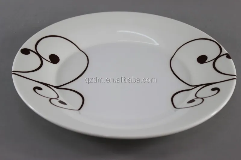 Strong 10" Melamine Serving plate Custom-made print