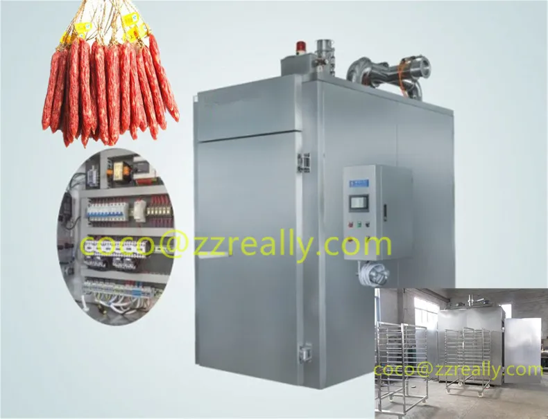 2023 Beef Meat Smoked Machine/fish Smoking Oven/chicken Smoke House For