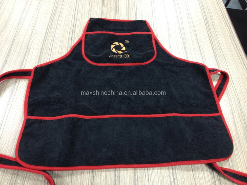 Fluffy Microfiber Auto Detailing Apron With Customized Logo Buy