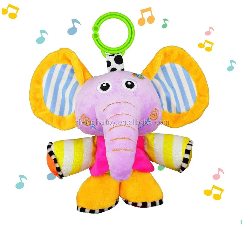 Jouet En Peluche Animal Avec Animal Musical Elephant Accessoire Sensoriel Pour Bebe Poussette Suspendue 1 Piece Buy Jouet Suspendu De Poussette De Bebe Jouets Infantile Musicaux De Peluche D Animal D Elephant Jouet Sensoriel Musical De Ficelle De