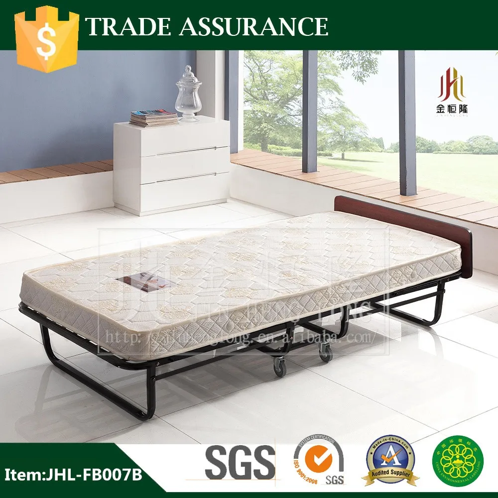 Single Portable Folding Bed With Foam Mattress Buy Single Portable