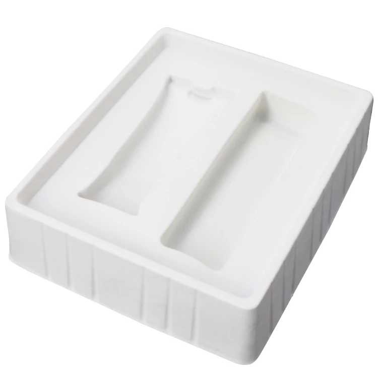 Custom Vacuum Formed Plastic Inserts Packaging Tray White Plastic ...