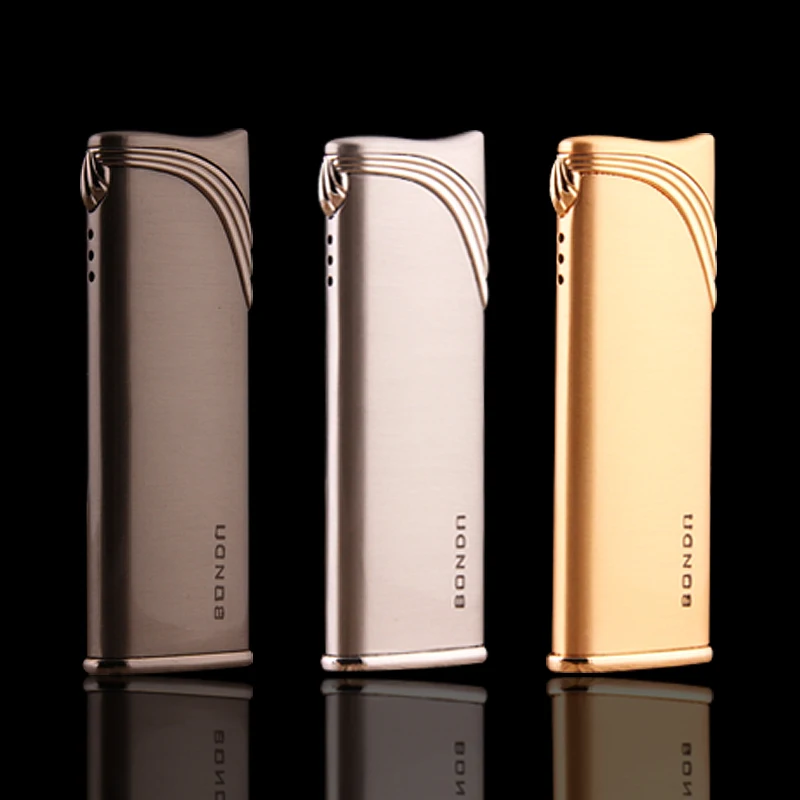 Bd637 New Exotic Oem Creative Windproof Metal Long Gas Lighter Custom