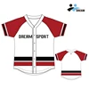 Vosea custom your name and logo quick dry Team baseball jersey sublimation