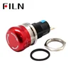 16mm 19mm 22mm 1NO 1NC plastic base Emergency STOP Switch push button with metal head cover