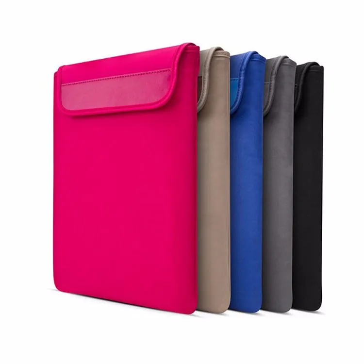 Customize 12 Inch Made Neoprene Fabric Computer Bags For Waterproof