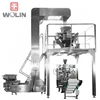 Full packing line intrgates 6head linear weigher vertical form fill seal machine Z shape conveyor for packing oatmeal granules