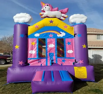 Hola Kids Popular Unicorn Bounce House For Sale/inflatable Castle - Buy