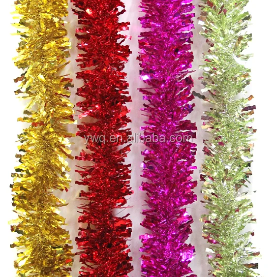 2m Christmas Wired Tinsel Garland Shiny Decorative Tinsel Garland Buy