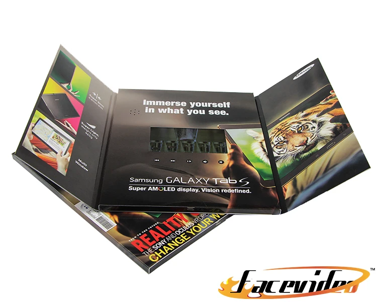 4.3 inch video brochure