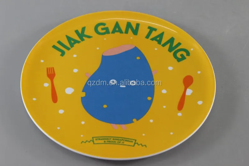8"Melamine Serving Plate ,Custom Print
