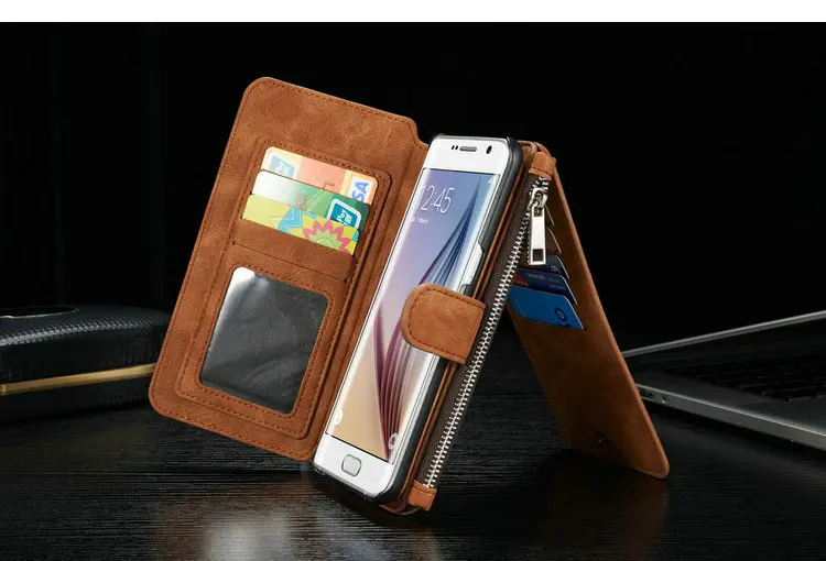 For Galaxy S6 Edge+ Case,Caseme Wallet Case For Samsung S6 Edge+