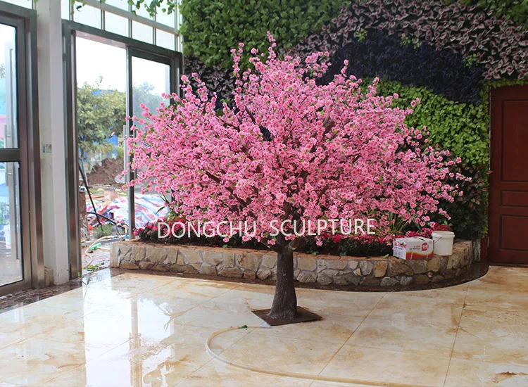 Lxy072508 Wholesale Mini Artificial Flowering Tree Decorative Wedding