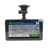 Topsource 7 inch HD Car GPS Navigation FM 8GB/256M DDR/800MHZ Map Free Upgrade Spain/ Europe/USA+Canada/Israel Truck gps Sat nav