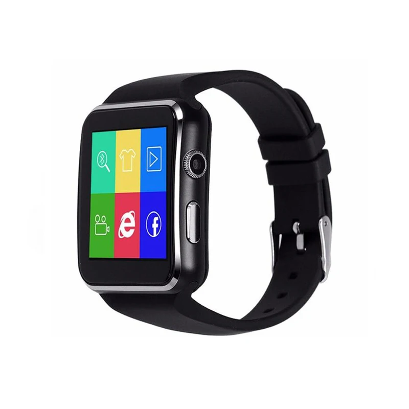 Wholesale Bluetooth Smart watch X6 Android SIM Card and Camera Smart Watch Phones PK GT08 Smart watch