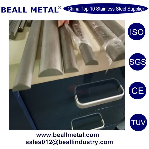 Sus/astm 430 430f Stainless Steel Half Round Bar Manufacturer Buy Sus
