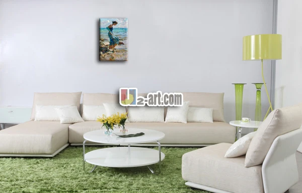 Grosir Dinding Gambar Gadis Cantik Lukisan Minyak Di Atas 