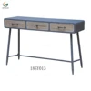 Colorful Wooden Wall Console Table with Drawers