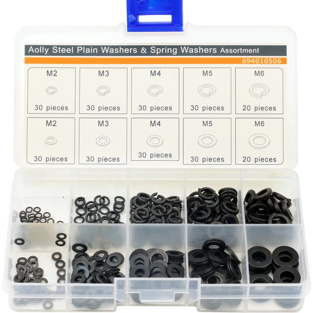 8mm Inner Dia Karcy 100pcs M8 Split Lock Washers Made of 304 Stainless Steel