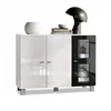 Modern Design Cupboard 2 Door Sideboard Cabinet Tableware Storage Credenza Side Cabinet