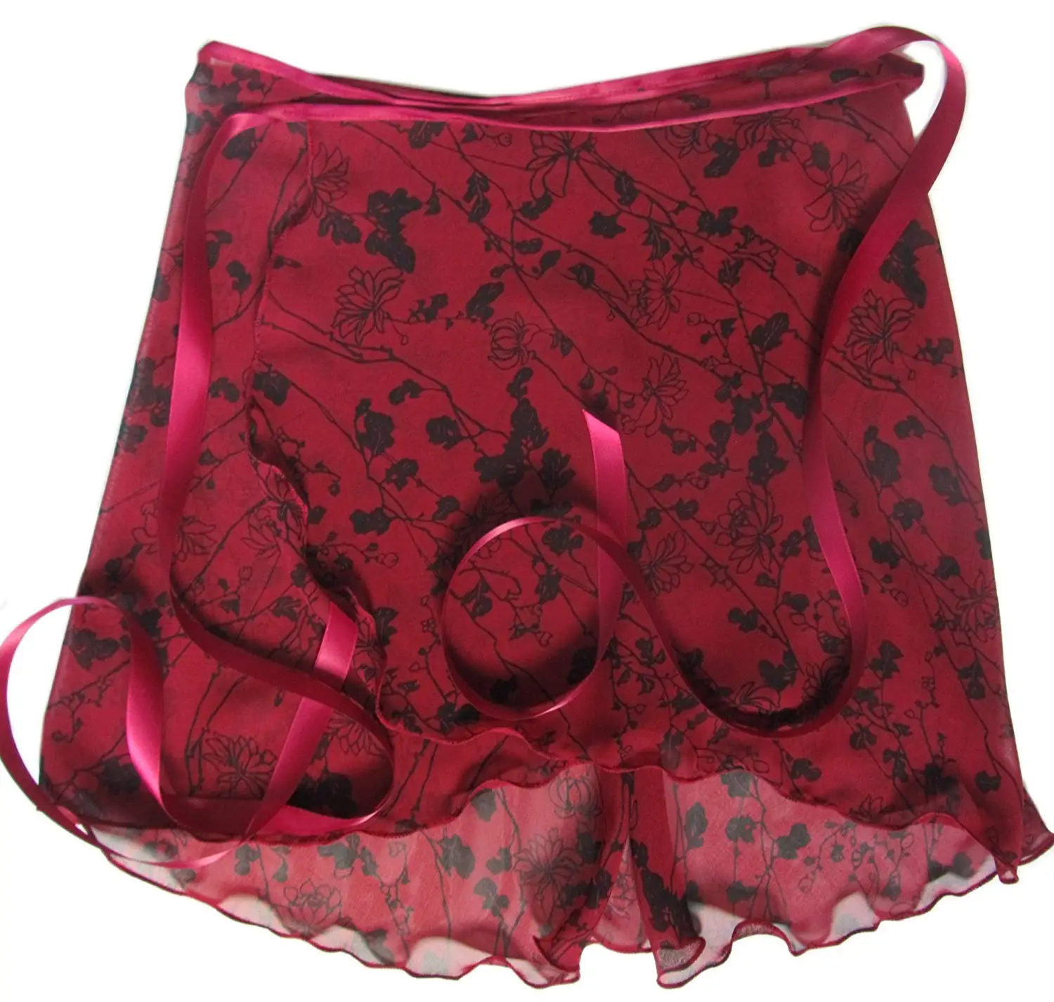 GOGO TEAM Child /& Adult Sheer Wrap Skirt Ballet Skirt Ballet Dance Dancewear-Pink-CHILD