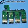 WF-7620 WF-7610 WF-3640 WF-3620 Auto Reset Combo Chip for Epson T252XL T254XL CISS