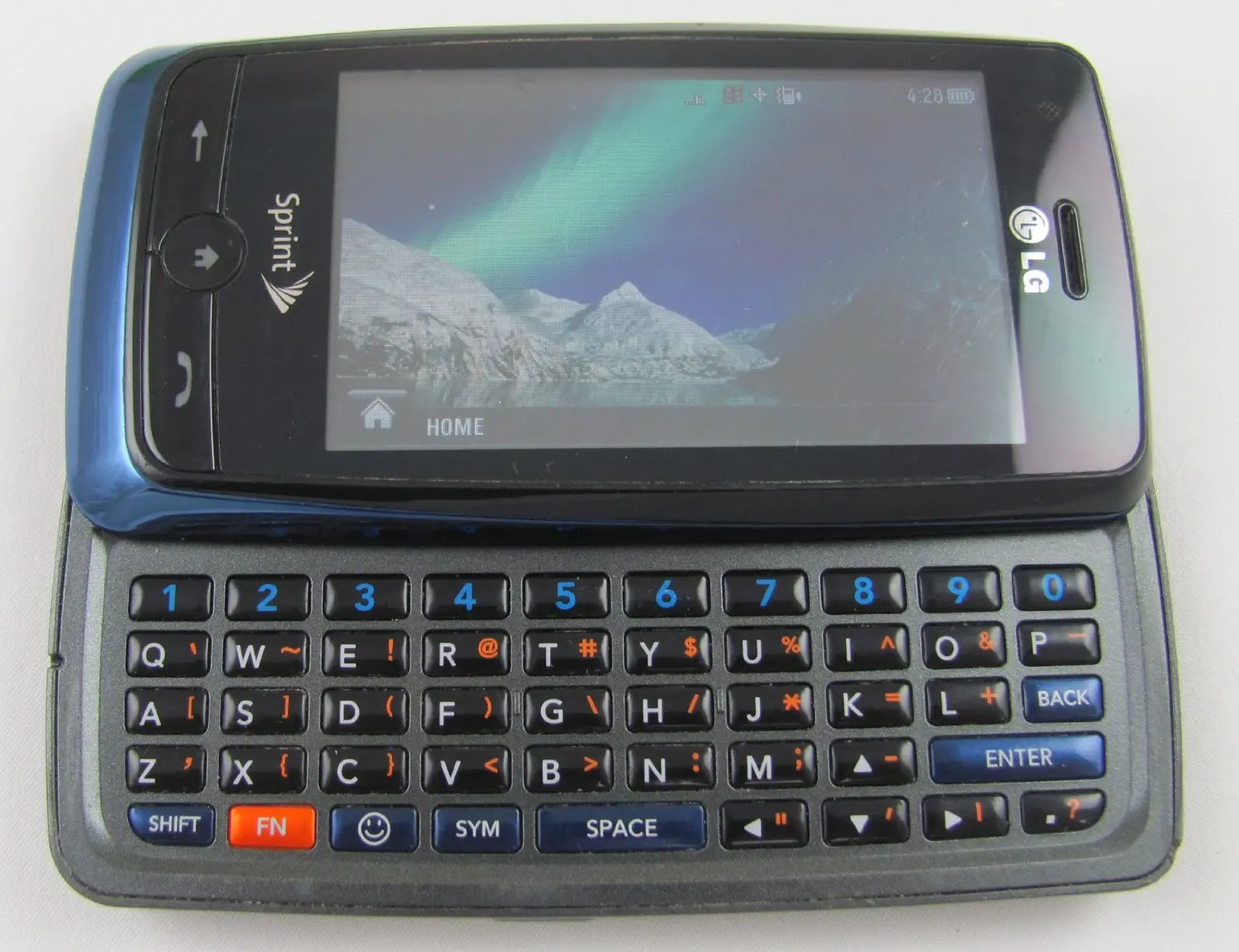 Get Quotations · LG Rumor Touch LN510 Sprint Cell Phone (BLUE)