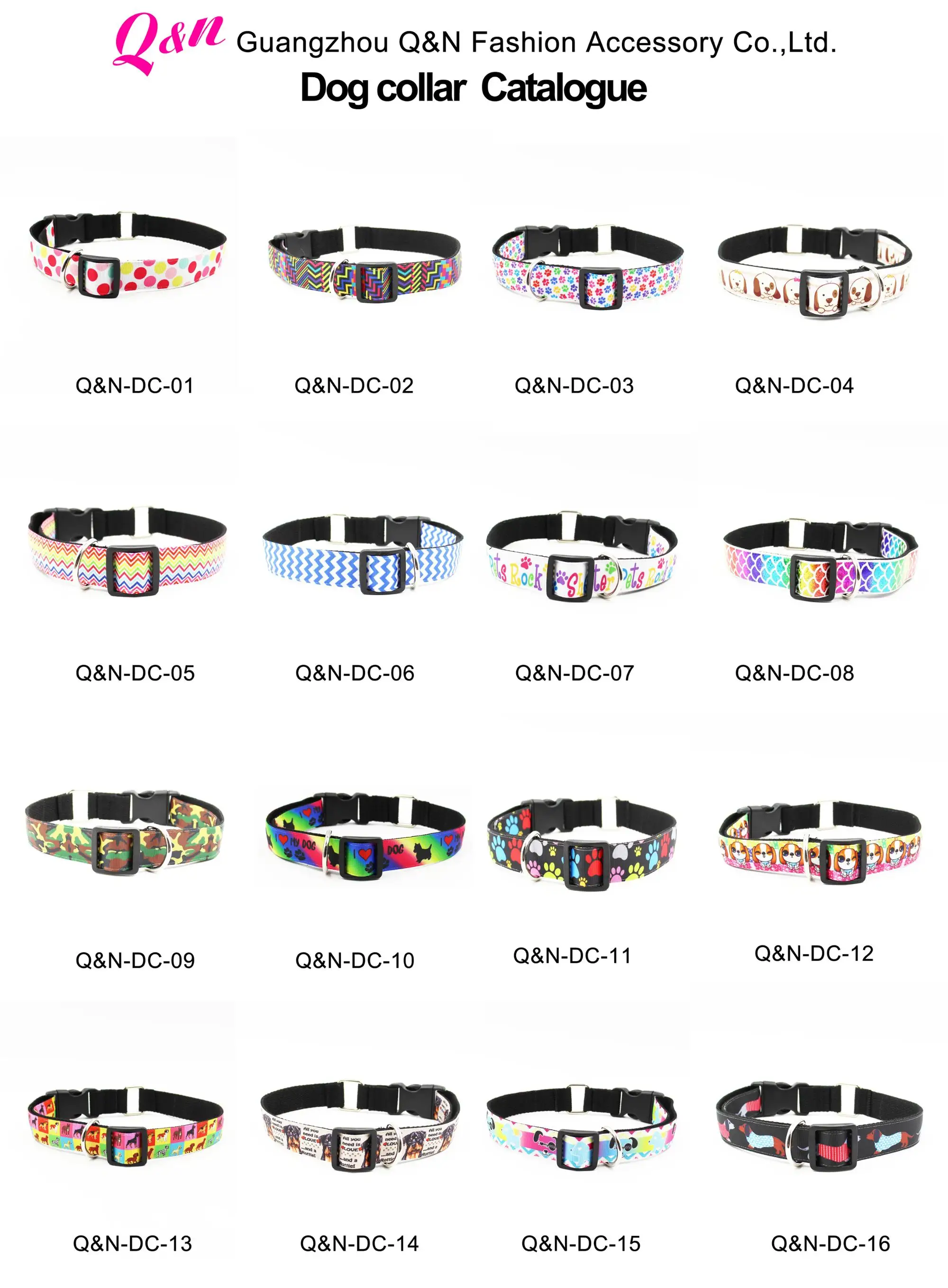 Oem Custom Plastic Buckle Sublimation Private Label Designer Dog