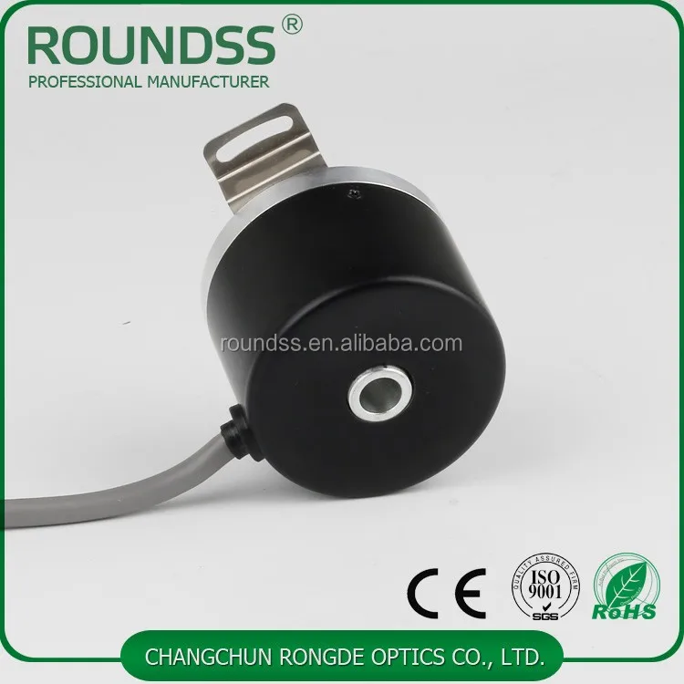 Roundss RCC50T through hollow shaft industrial incremental rotary encoder