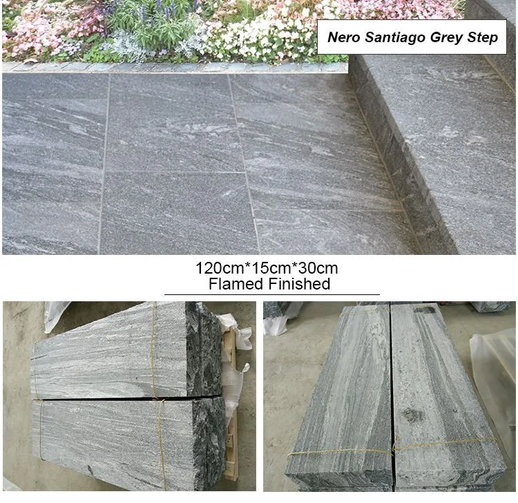 Samistone Outdoor Granite Floor Tiles Outdoor Nero Santiago Granite