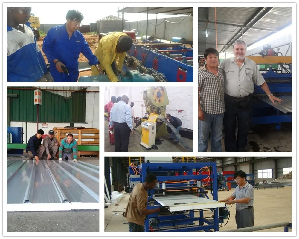 Russia Type Galvanized Steel Sheet Floor Decking Panels Roll Forming Machine